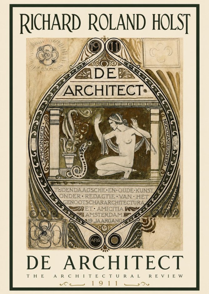 Richard Roland Holst De Architect No2 - Juliste