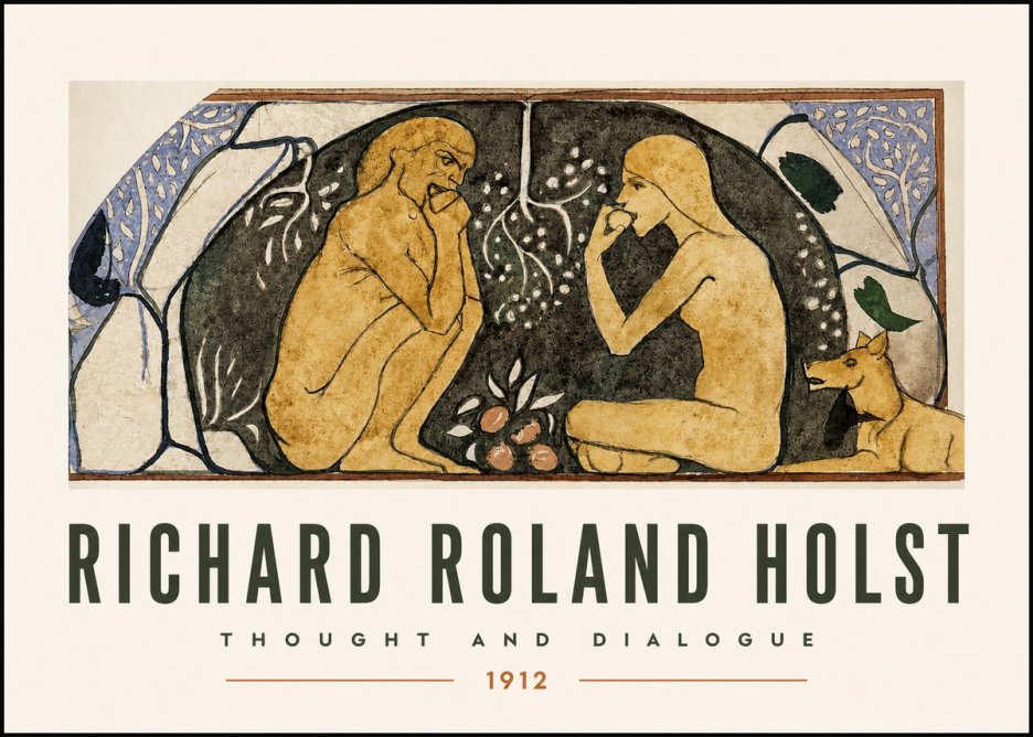 Richard Roland Holst Thought and Dialogue No2 - Juliste