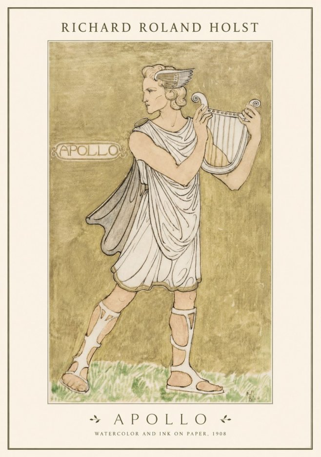 Richard Roland Holst Apollo No1 - Juliste