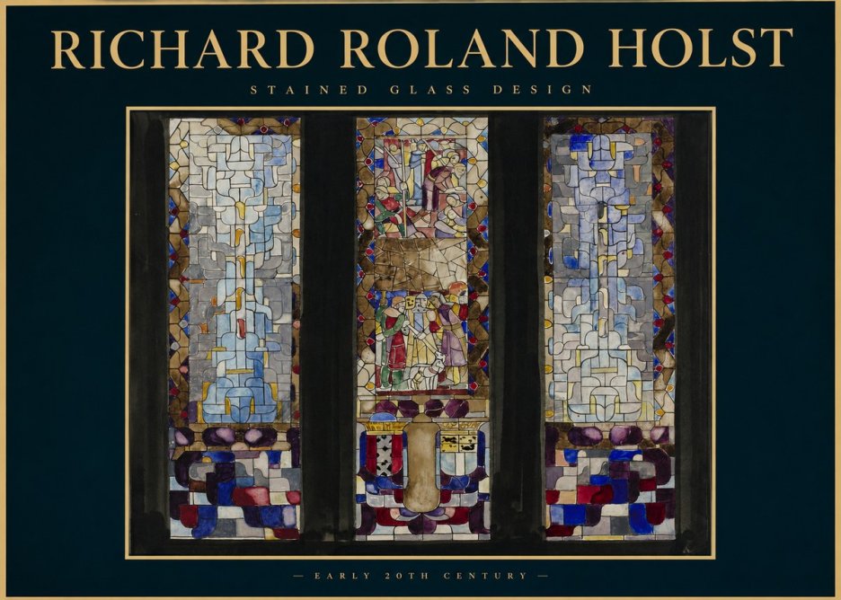 Richard Roland Holst Stained Glass Design No2 - Juliste
