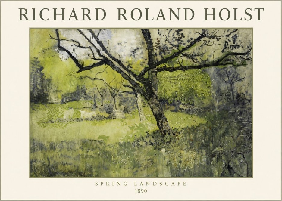 Richard Roland Holst Spring Landscape No1 - Juliste