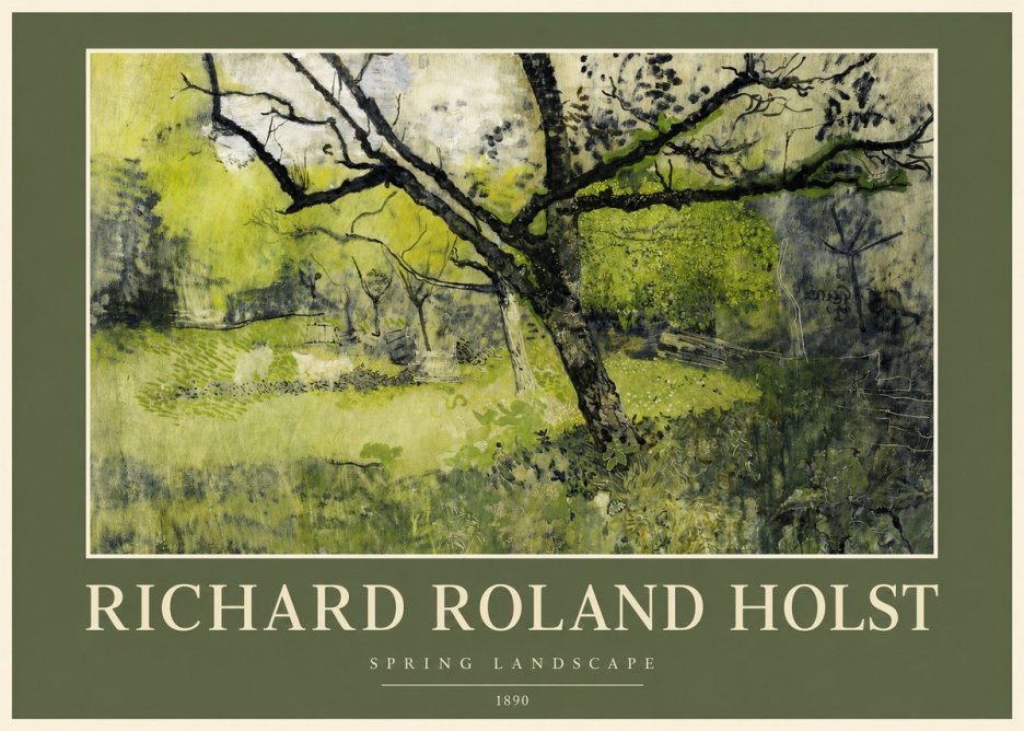 Richard Roland Holst Spring Landscape No2 - Juliste