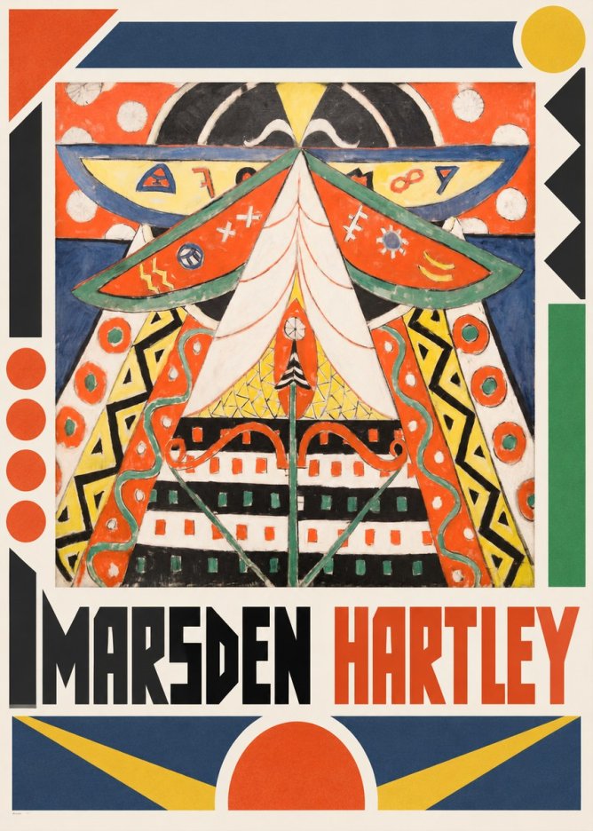 Marsden Hartley Painting No. 5 No2 - Juliste