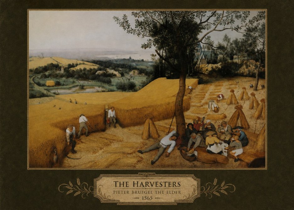 Pieter Bruegel The Harvesters II No4 - Juliste