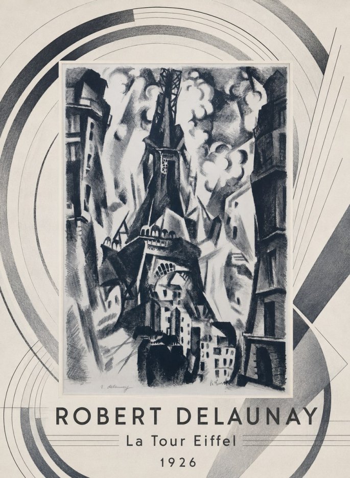 Robert Delaunay La Tour Eiffel No4 - Juliste