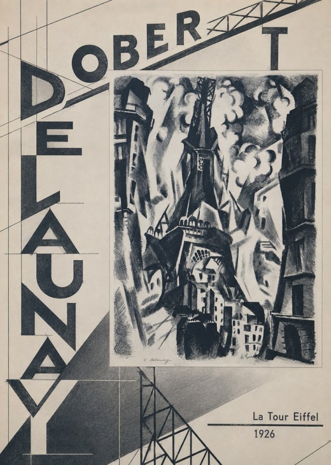 Robert Delaunay La Tour Eiffel No5 - Juliste
