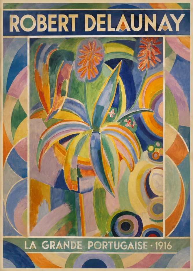 Robert Delaunay La Grande Portugaise I No1 - Juliste