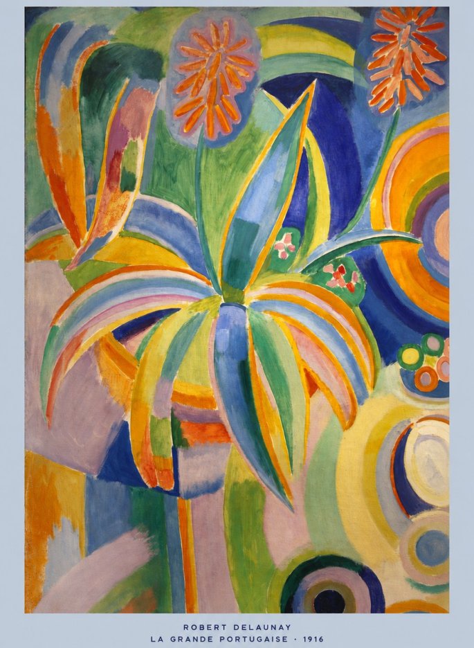 Robert Delaunay La Grande Portugaise I No5 - Juliste