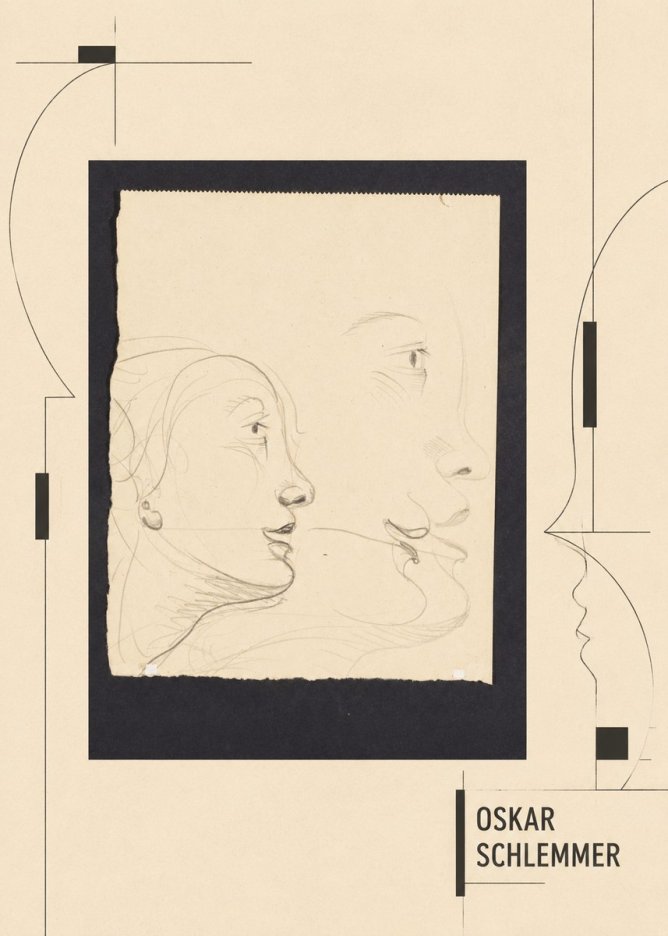 Oskar Schlemmer Profile Studies No6 - Juliste