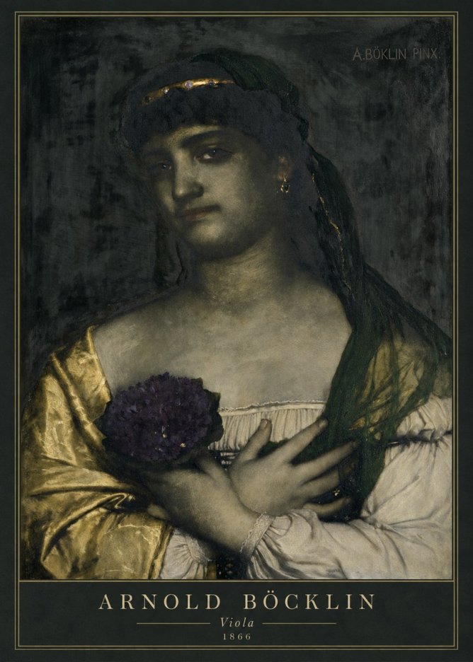 Arnold Böcklin Viola No3 - Juliste