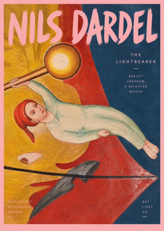 Nils Dardel The Lightbearer No3 - Juliste