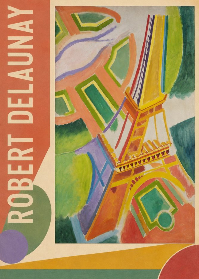 Robert Delaunay Tour Eiffel No2 - Juliste