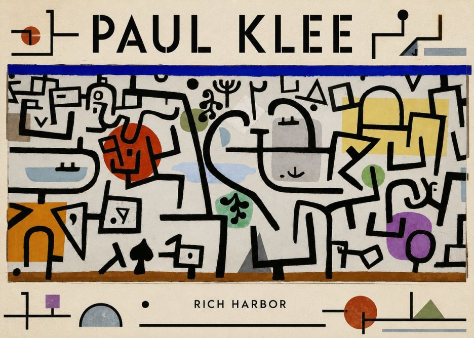 Paul Klee Rich Harbor No1 - Juliste