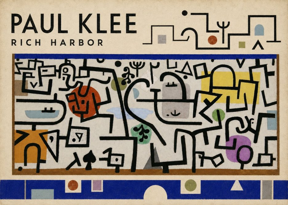 Paul Klee Rich Harbor No4 - Juliste