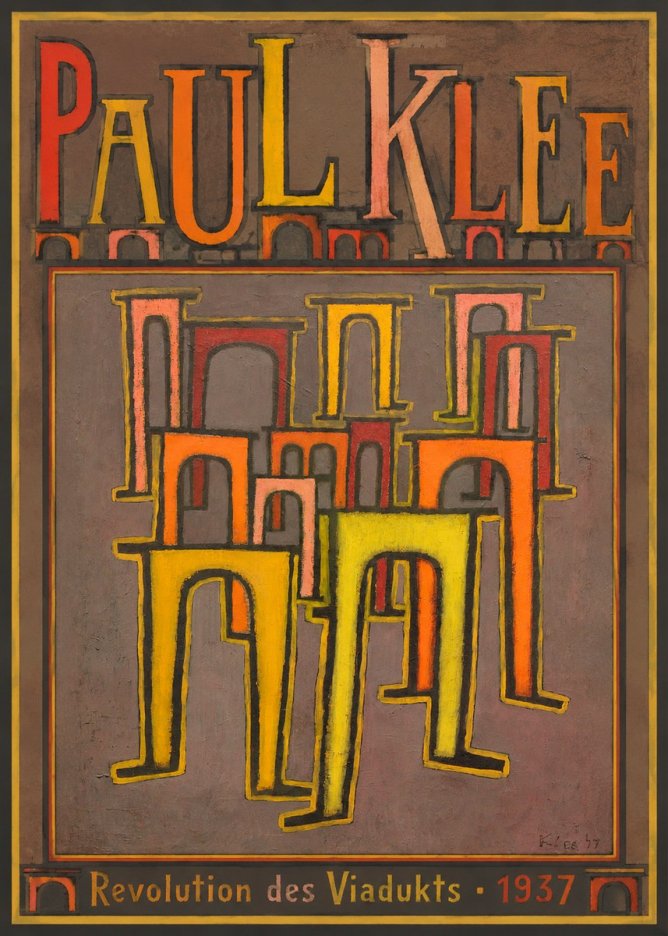 Paul Klee Revolution Des Viadukts No5 - Juliste