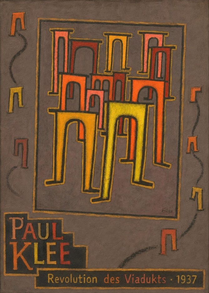 Paul Klee Revolution Des Viadukts No6 - Juliste