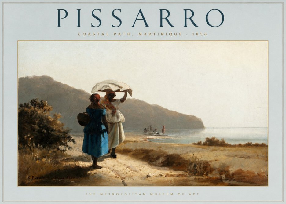 Pissarro Coastal Path, Martinique No3 - Juliste