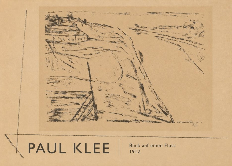 Paul Klee Blick Auf Einen Fluss No1 - Juliste