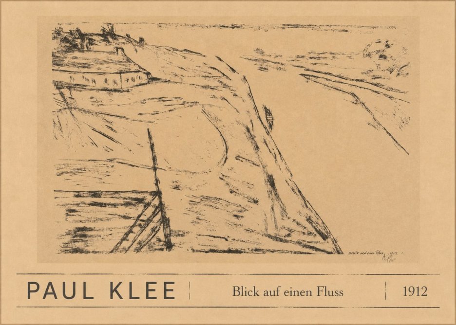 Paul Klee Blick Auf Einen Fluss No3 - Juliste