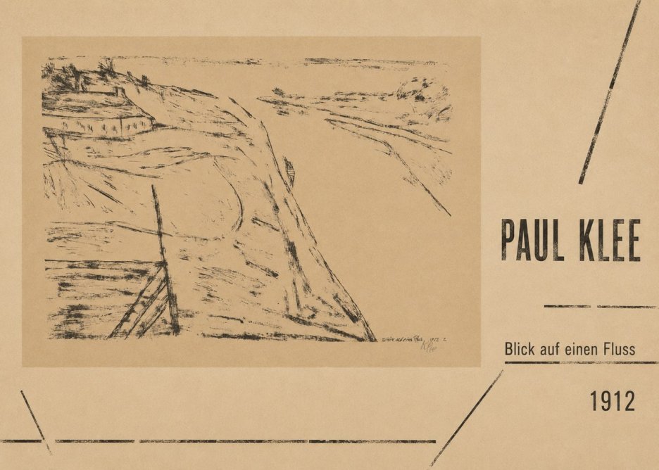 Paul Klee Blick Auf Einen Fluss No5 - Juliste