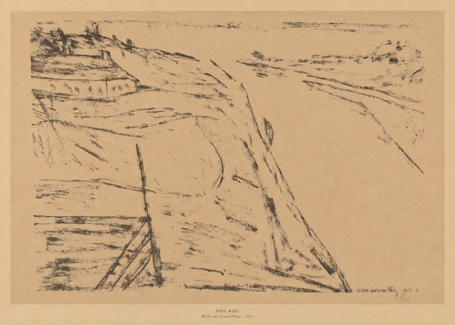 Paul Klee Blick Auf Einen Fluss No6 - Juliste