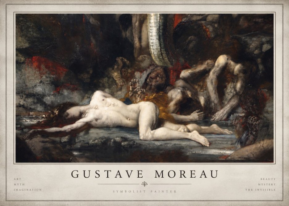 Gustave Moreau Despair No3 - Juliste