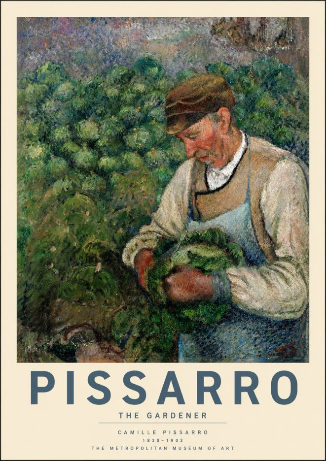 Pissarro Monsieur Joly, Gardener No2 - Juliste