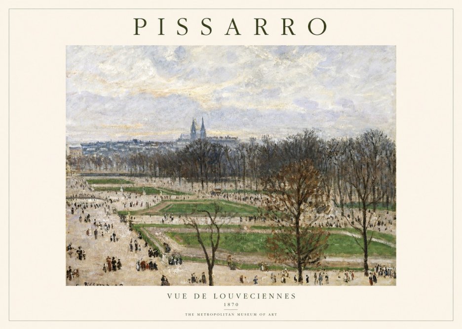 Pissarro The Tuileries Garden, Paris No2 - Juliste