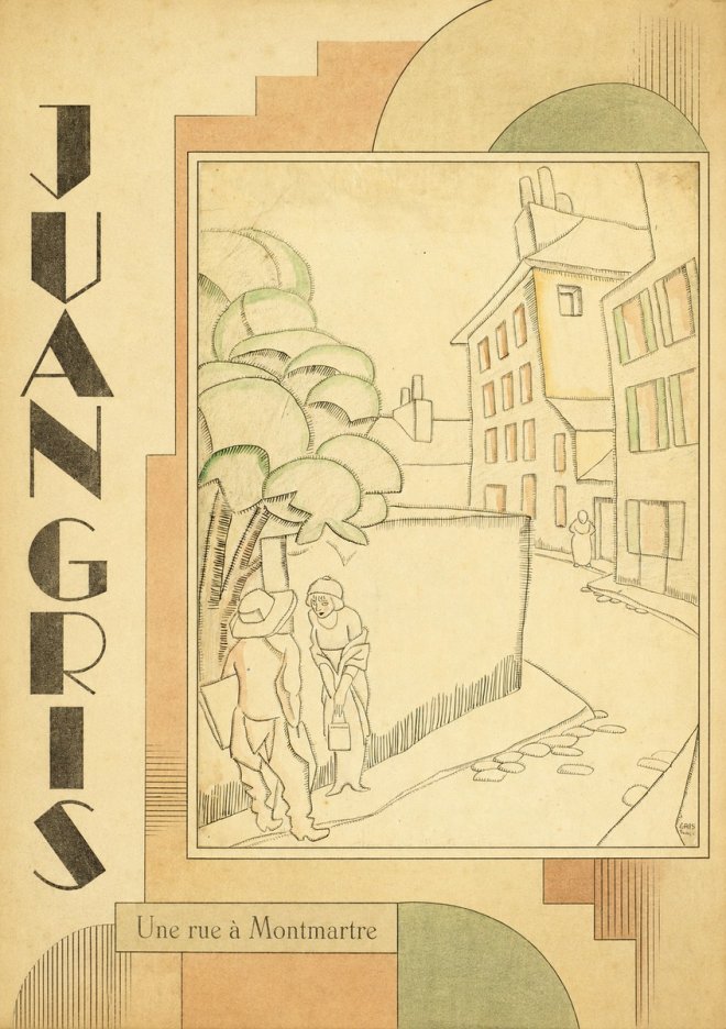 Juan Gris Une Rue À Montmartre No6 - Juliste