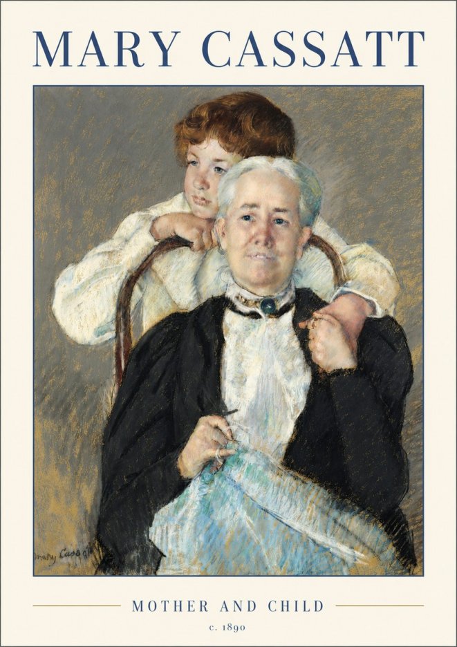 Mary Cassatt Mother and Child V No2 - Juliste
