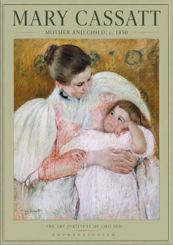 Mary Cassatt Mother and Child VI No2 - Juliste