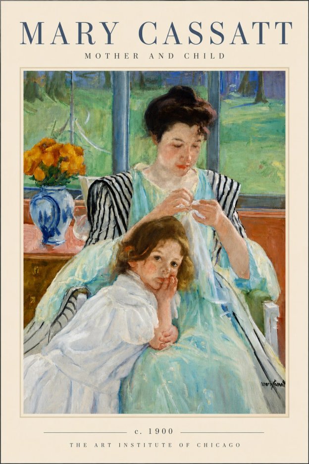 Mary Cassatt Mother and Child VII No4 - Juliste