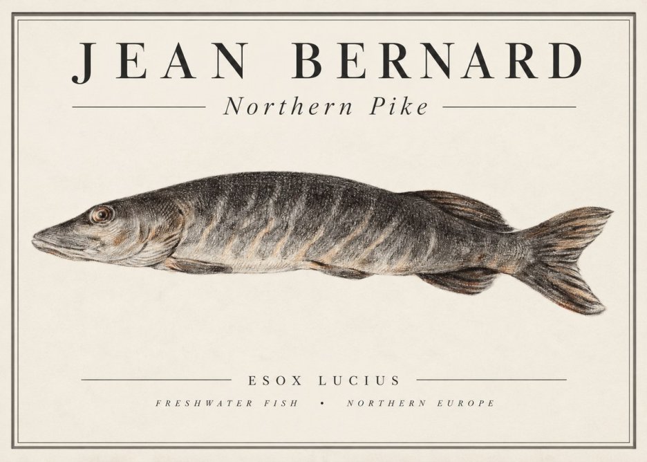 Jean Bernard Australian Lungfish No2 - Juliste