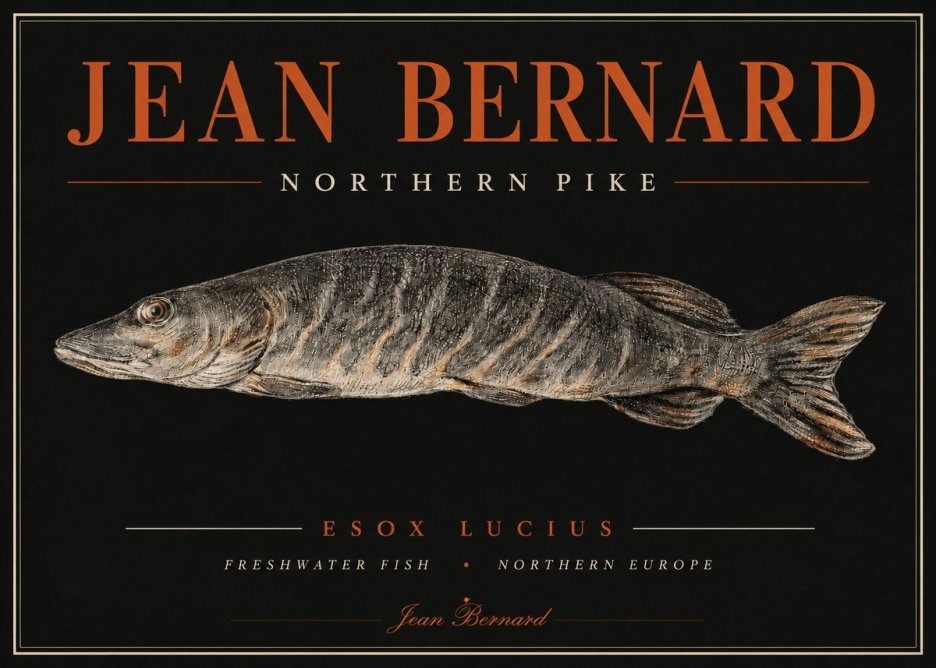 Jean Bernard Australian Lungfish No6 - Juliste