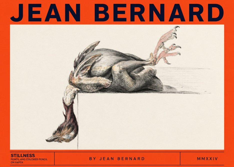 Jean Bernard Stillness No2 - Juliste