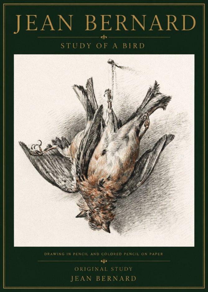 Jean Bernard Study of a Bird IV No5 - Juliste