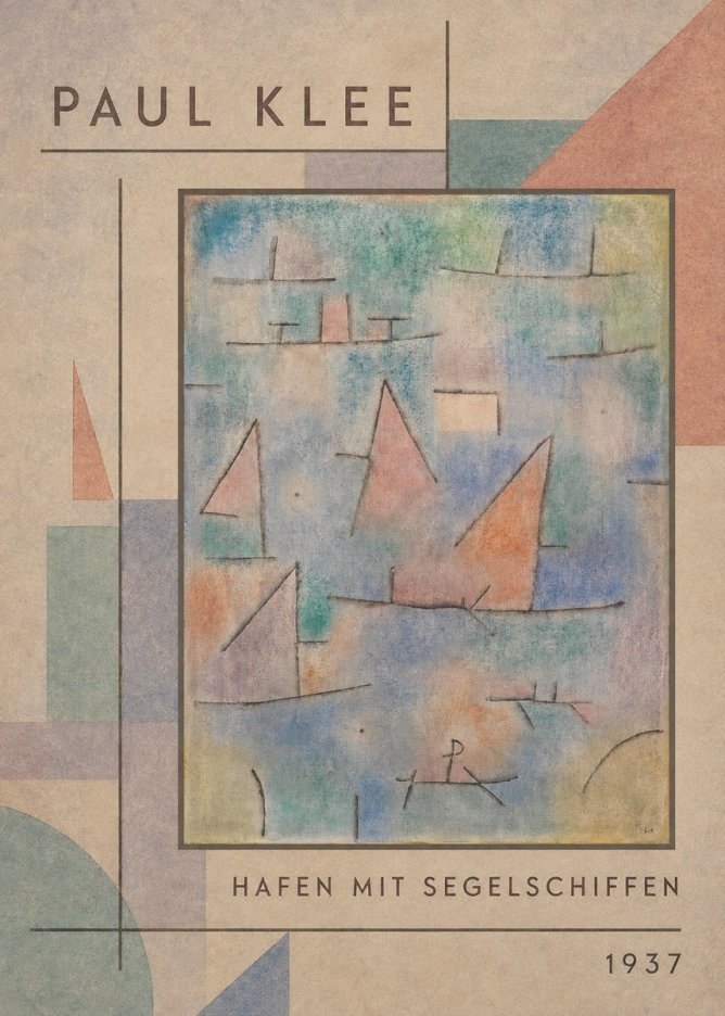 Paul Klee Hafen Mit Segelschiffen No2 - Juliste