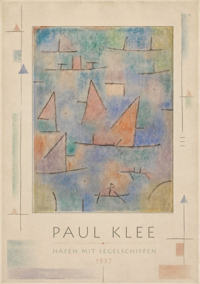Paul Klee Hafen Mit Segelschiffen No3 - Juliste
