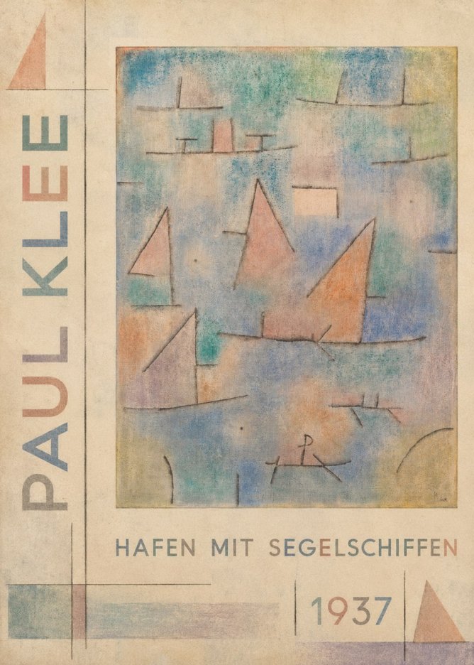 Paul Klee Hafen Mit Segelschiffen No5 - Juliste