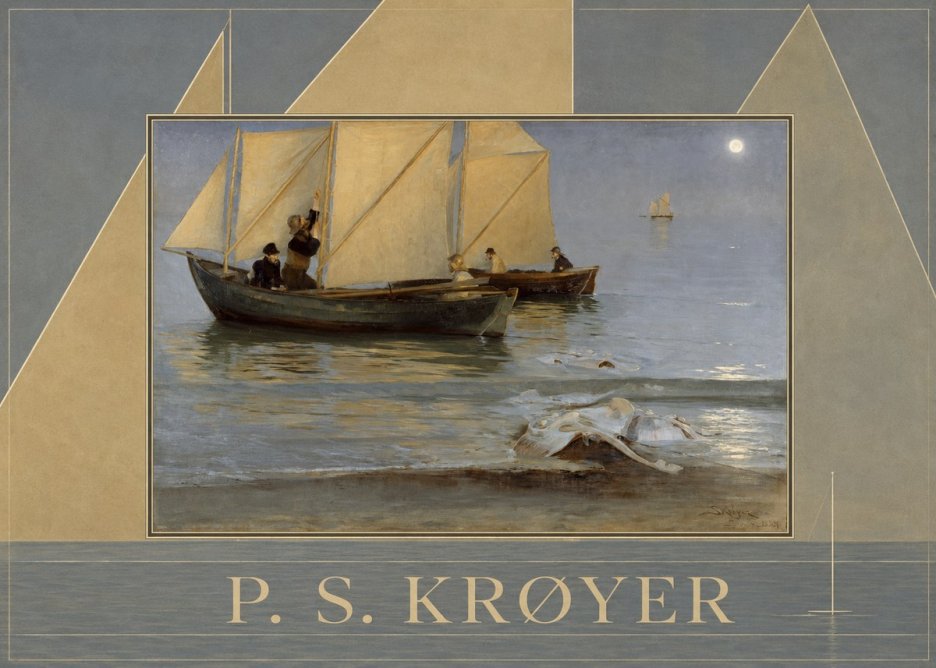 P.S. Krøyer A Ray Washed Ashore No6 - Juliste