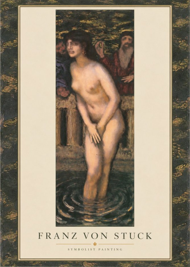 Franz von Stuck Susanna No1 - Juliste