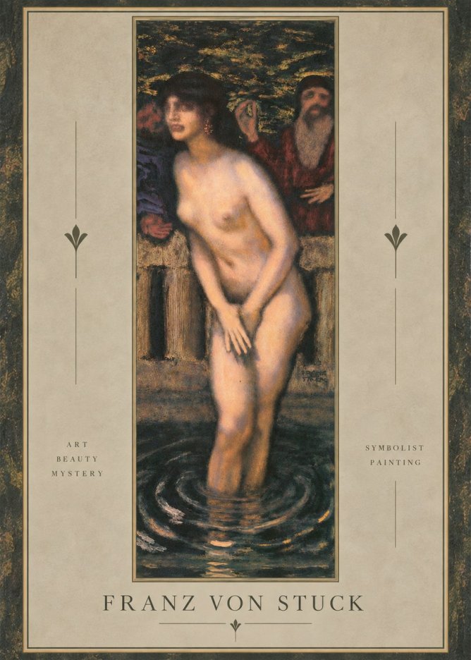 Franz von Stuck Susanna No3 - Juliste