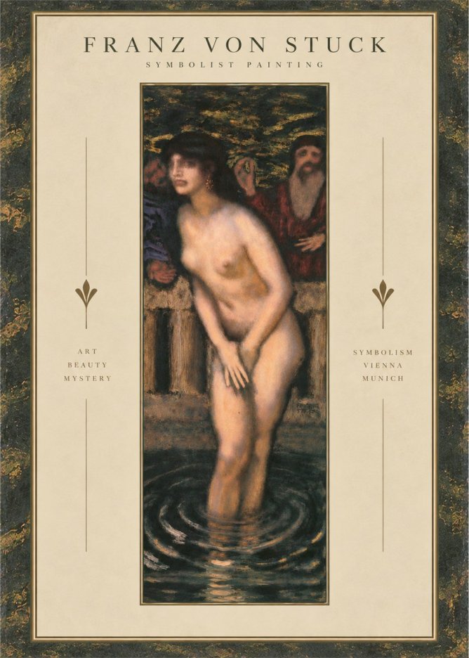 Franz von Stuck Susanna No4 - Juliste
