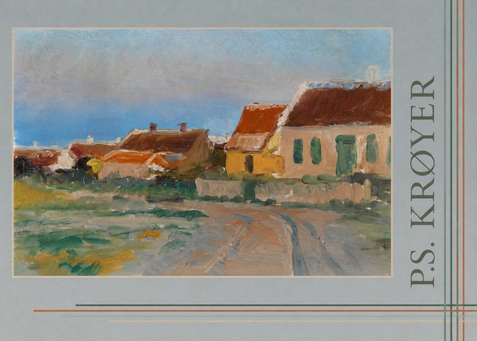 P.S. Krøyer Houses in Skagen No6 - Juliste