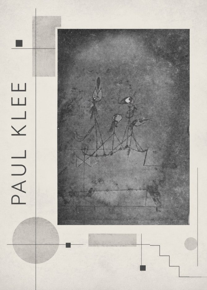 Paul Klee Group of Figures No2 - Juliste