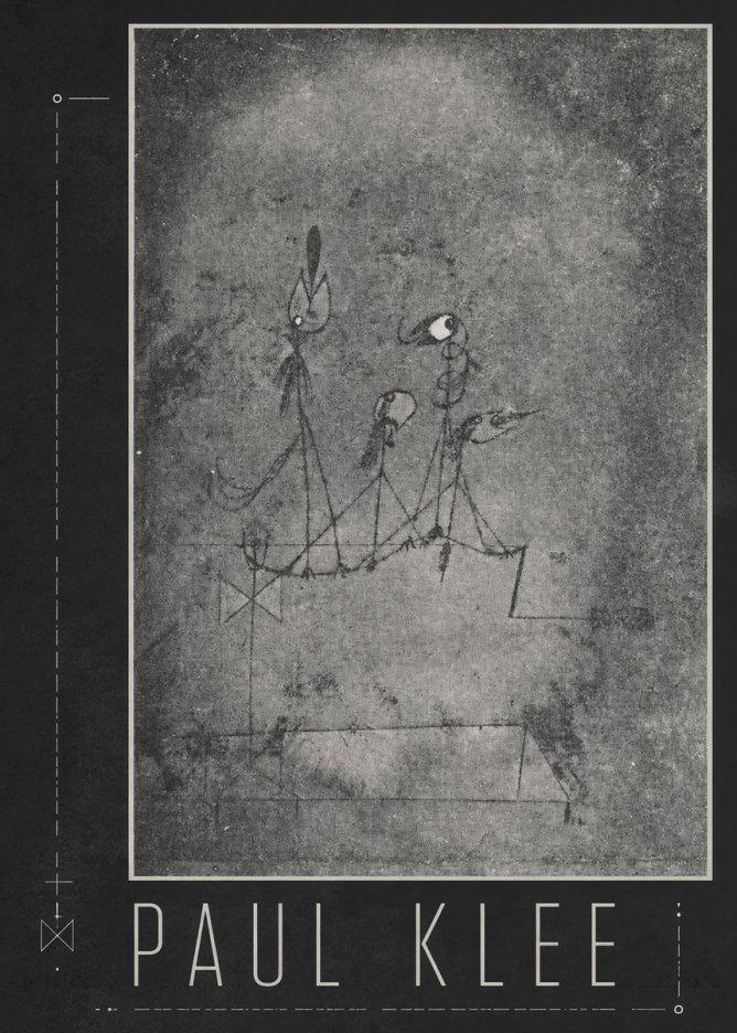 Paul Klee Group of Figures No3 - Juliste