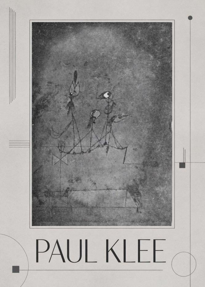 Paul Klee Group of Figures No4 - Juliste
