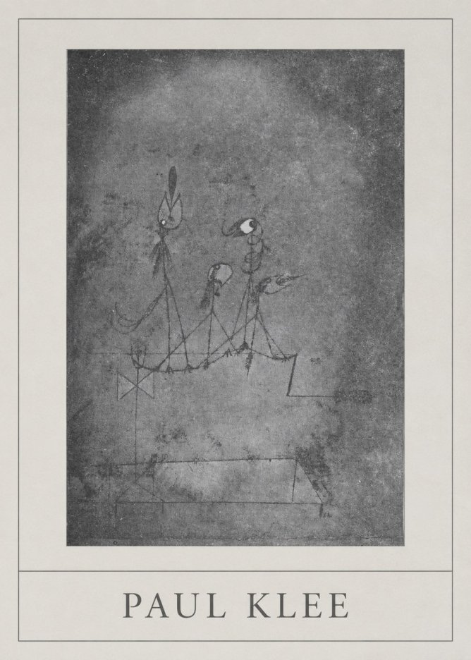 Paul Klee Group of Figures No5 - Juliste