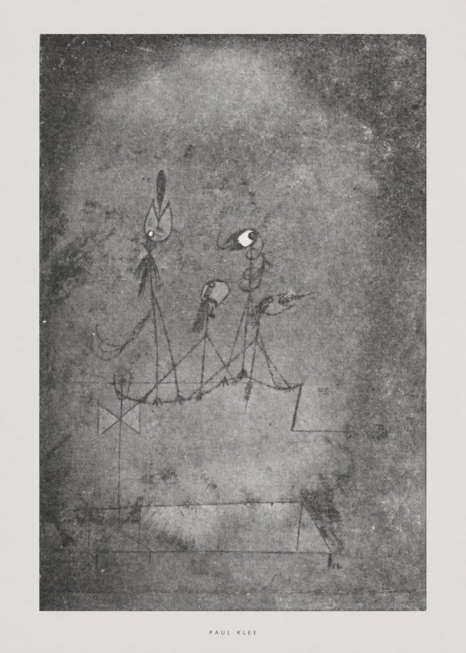 Paul Klee Group of Figures No6 - Juliste