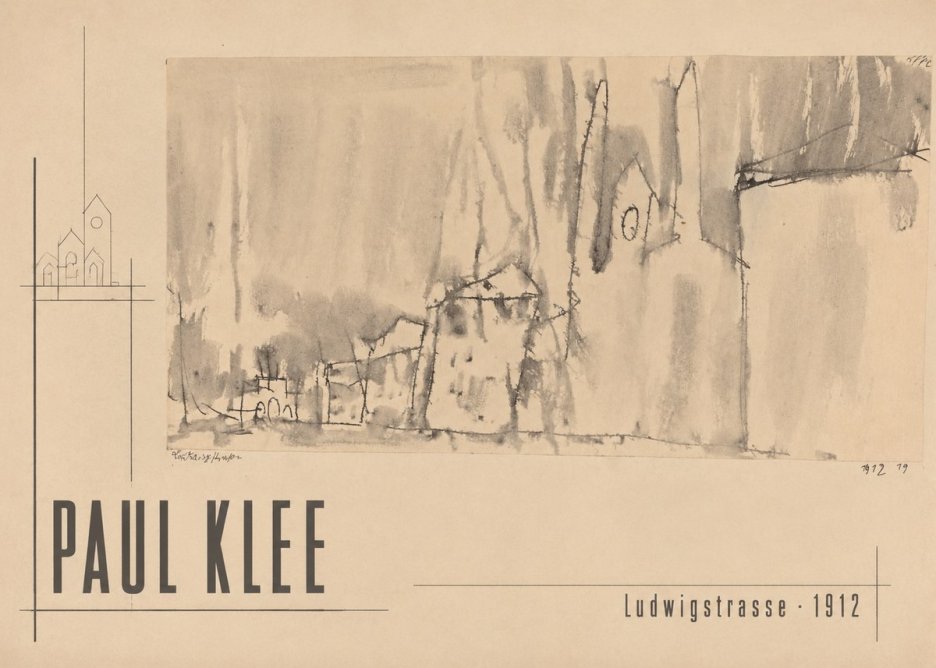 Paul Klee Ludwigstrasse No2 - Juliste